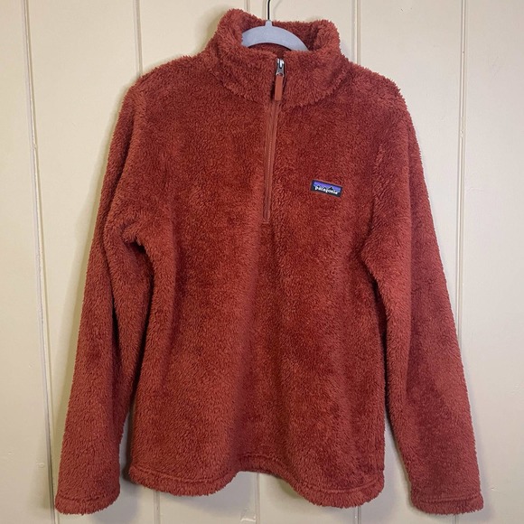 Patagonia Tops - Patagonia Quarter Zip Los Gatos Size Large Burnished Red